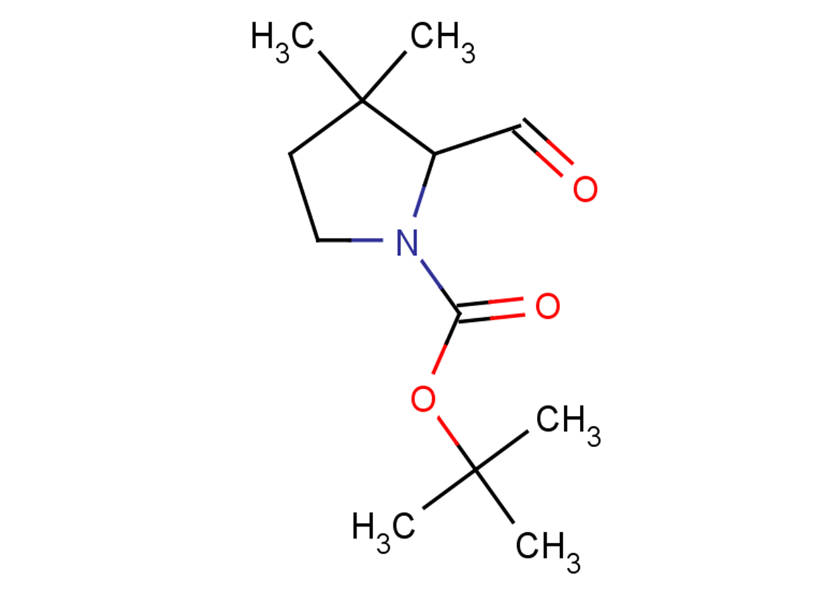 tert-butyl 2-formyl-3,3-dimethylpyrrolidine-1-carboxylate