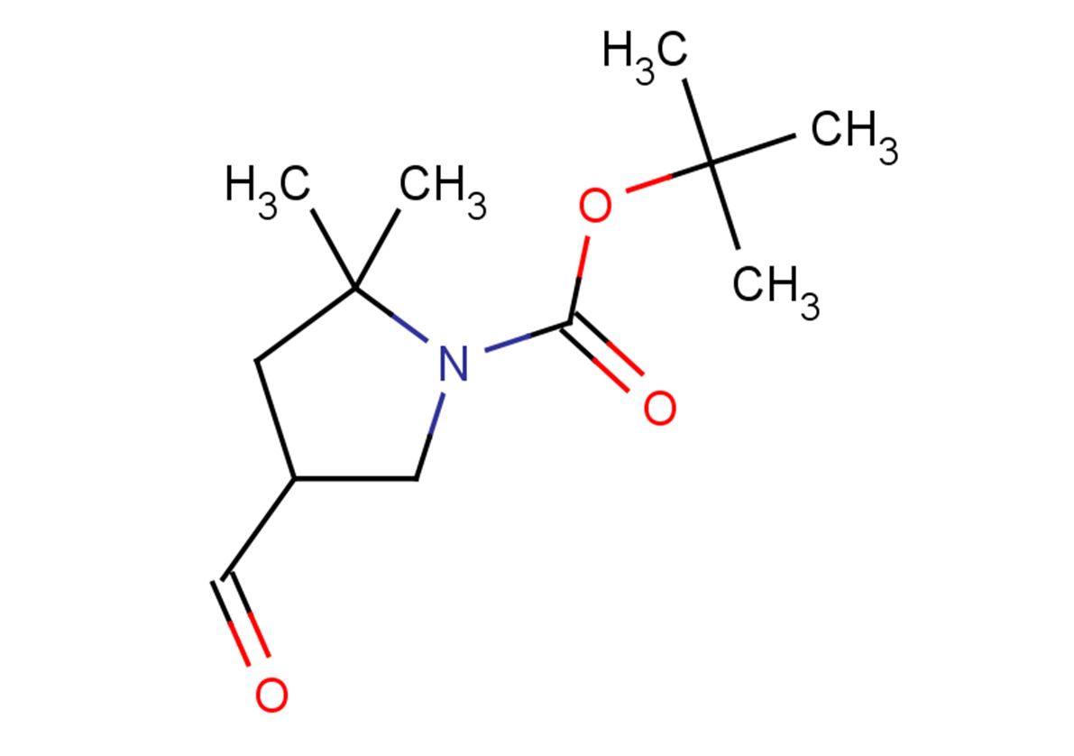 tert-butyl 4-formyl-2,2-dimethylpyrrolidine-1-carboxylate
