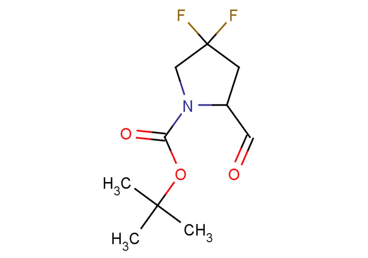 tert-butyl 4,4-difluoro-2-formylpyrrolidine-1-carboxylate