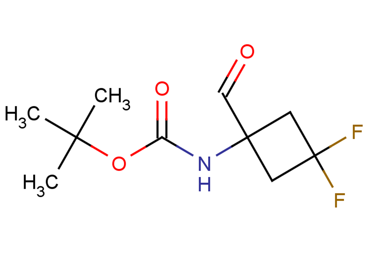 tert-butyl N-(3,3-difluoro-1-formylcyclobutyl)carbamate