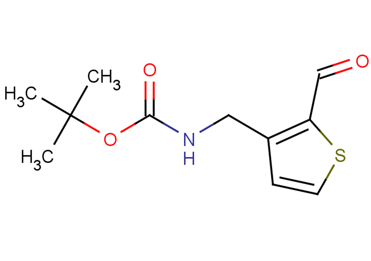 tert-butyl N-[(2-formylthiophen-3-yl)methyl]carbamate