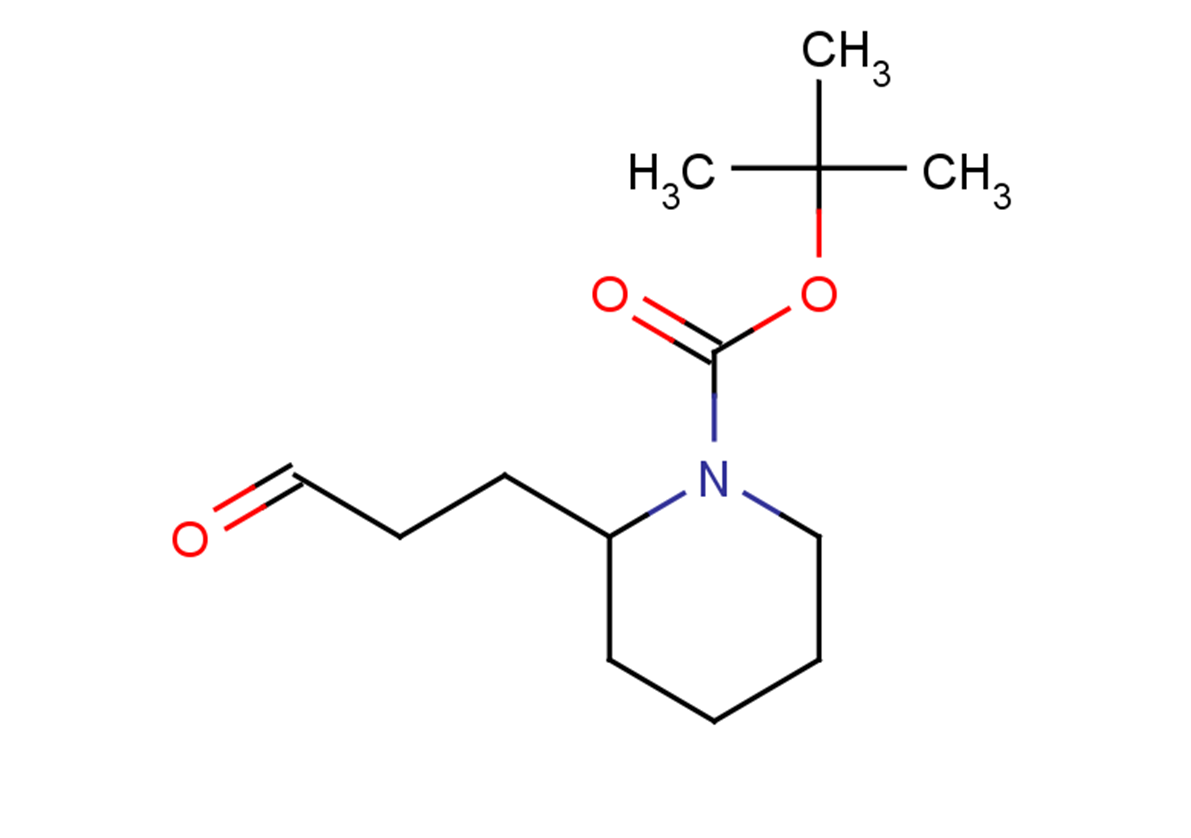 tert-butyl 2-(3-oxopropyl)piperidine-1-carboxylate