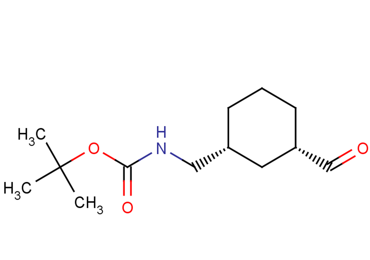 tert-butyl N-{[(1R,3S)-3-formylcyclohexyl]methyl}carbamate