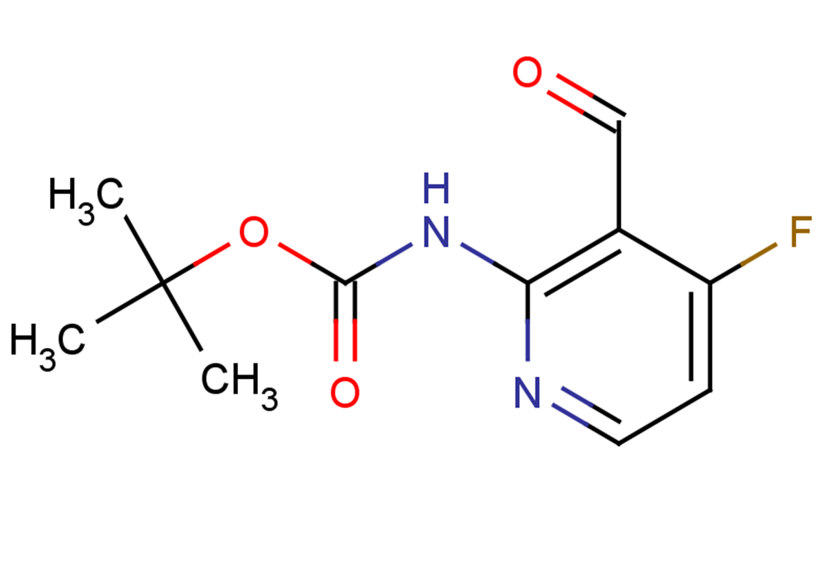 tert-butyl N-(4-fluoro-3-formylpyridin-2-yl)carbamate
