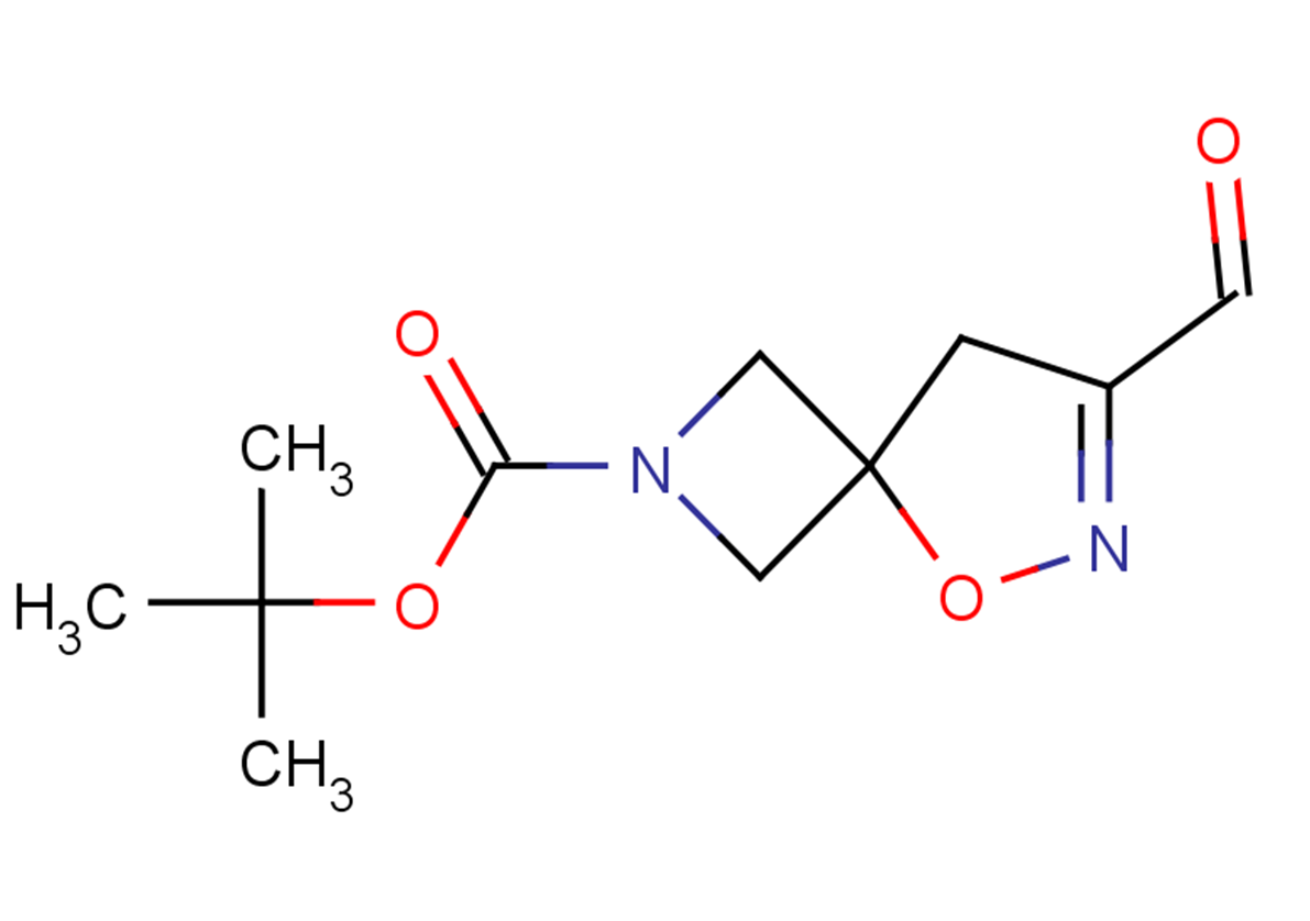 tert-butyl 7-formyl-5-oxa-2,6-diazaspiro[3.4]oct-6-ene-2-carboxylate