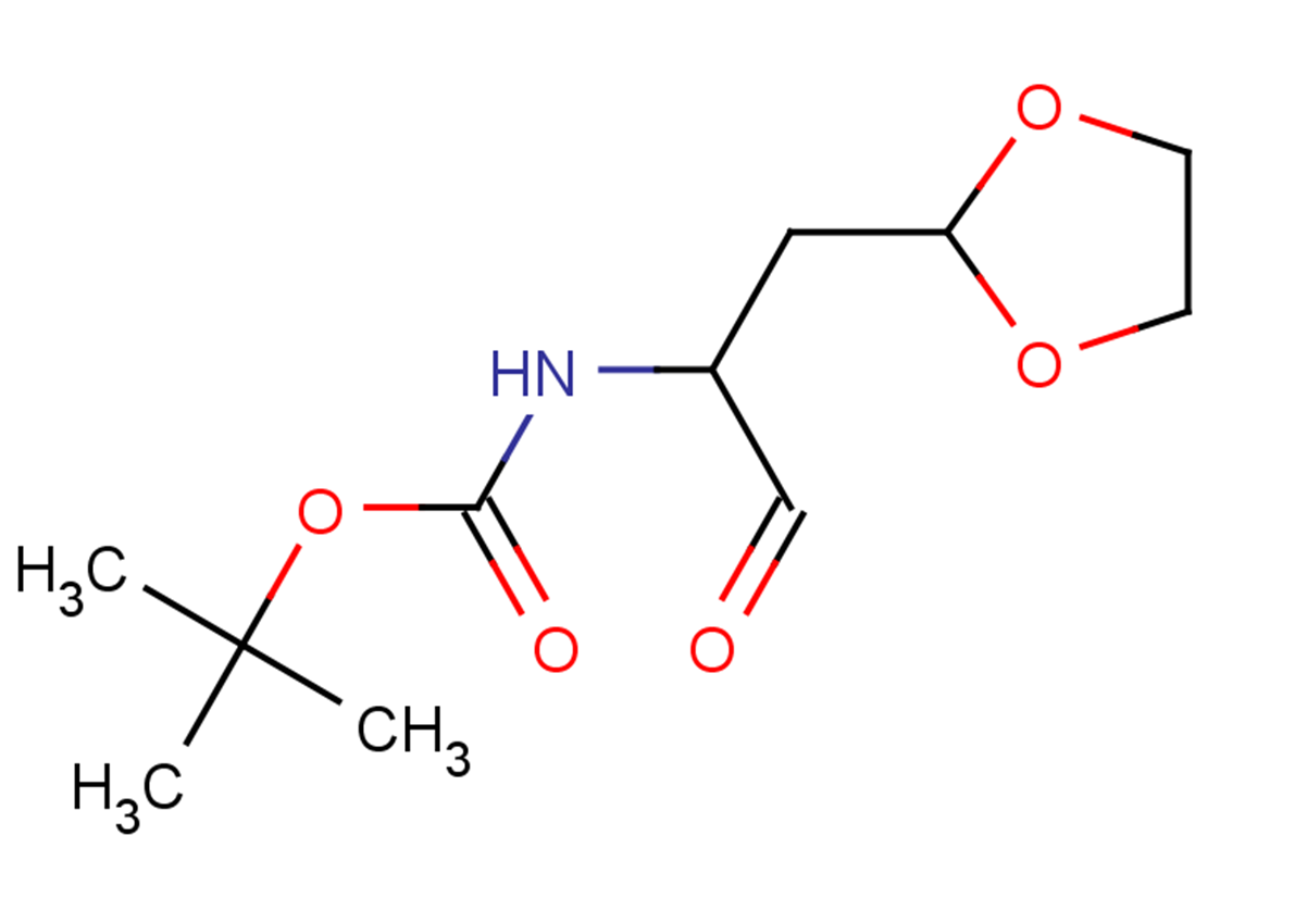 tert-butyl N-[1-(1,3-dioxolan-2-yl)-3-oxopropan-2-yl]carbamate