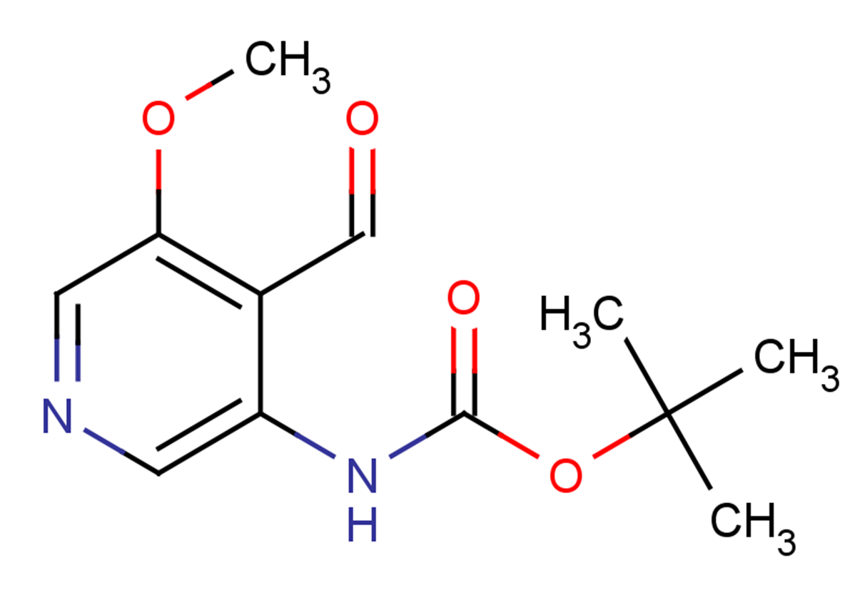 tert-butyl N-(4-formyl-5-methoxypyridin-3-yl)carbamate