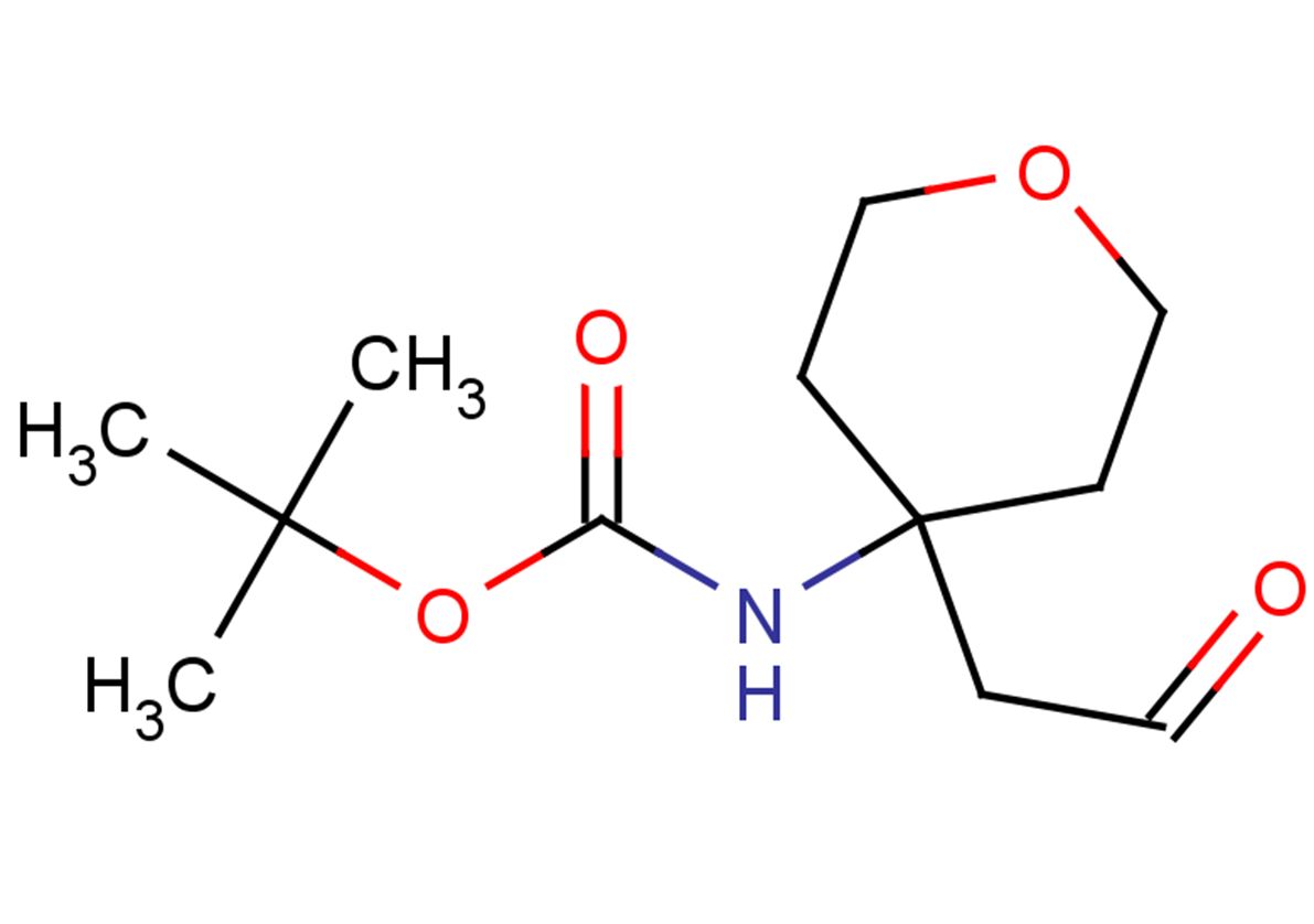 tert-butyl N-[4-(2-oxoethyl)oxan-4-yl]carbamate