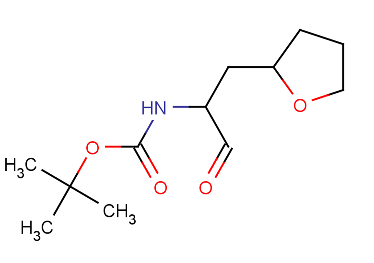 tert-butyl N-[1-oxo-3-(oxolan-2-yl)propan-2-yl]carbamate