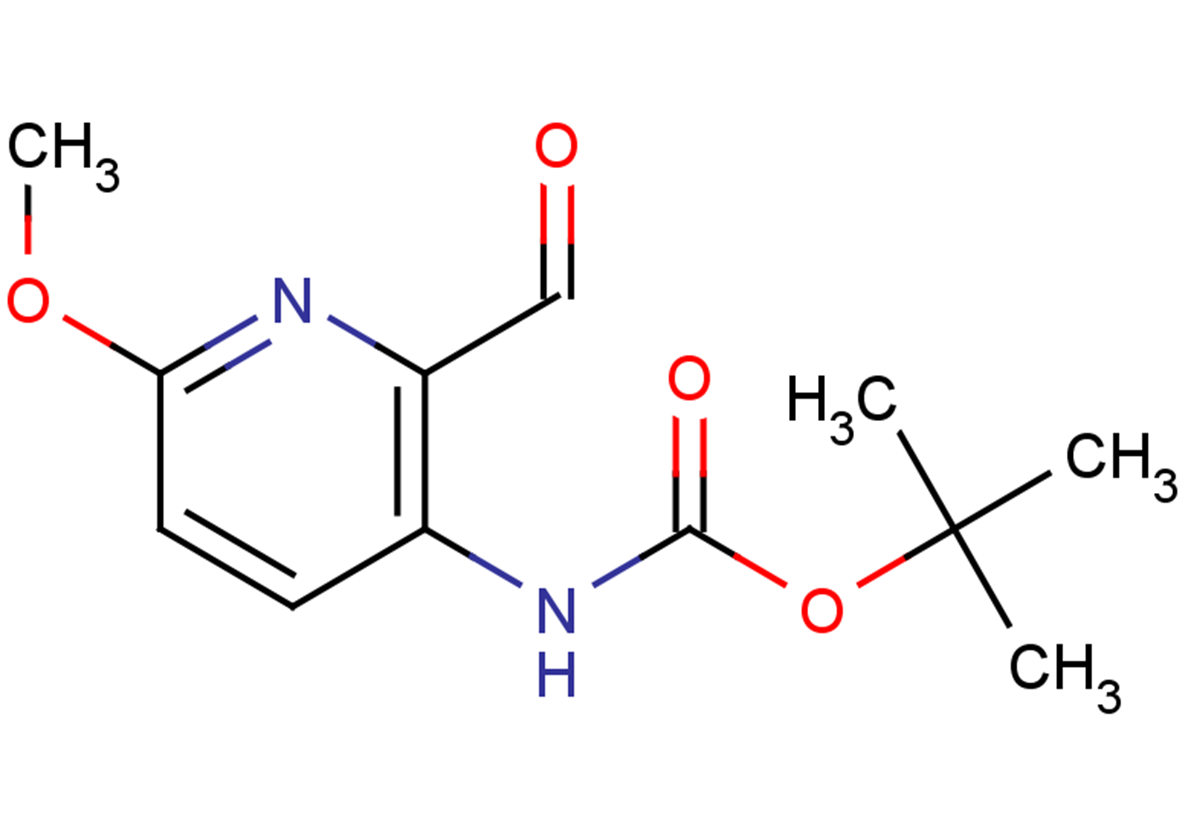 tert-butyl N-(2-formyl-6-methoxypyridin-3-yl)carbamate