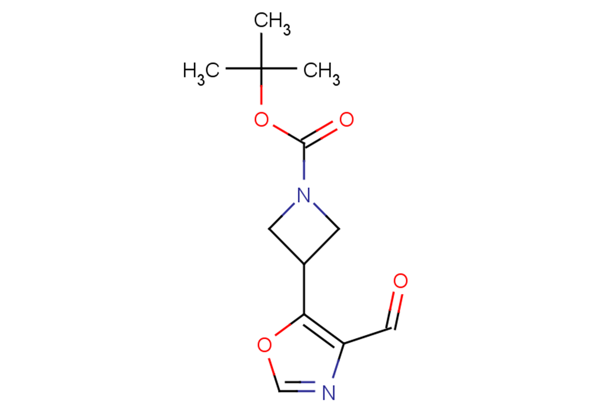 tert-butyl 3-(4-formyl-1,3-oxazol-5-yl)azetidine-1-carboxylate