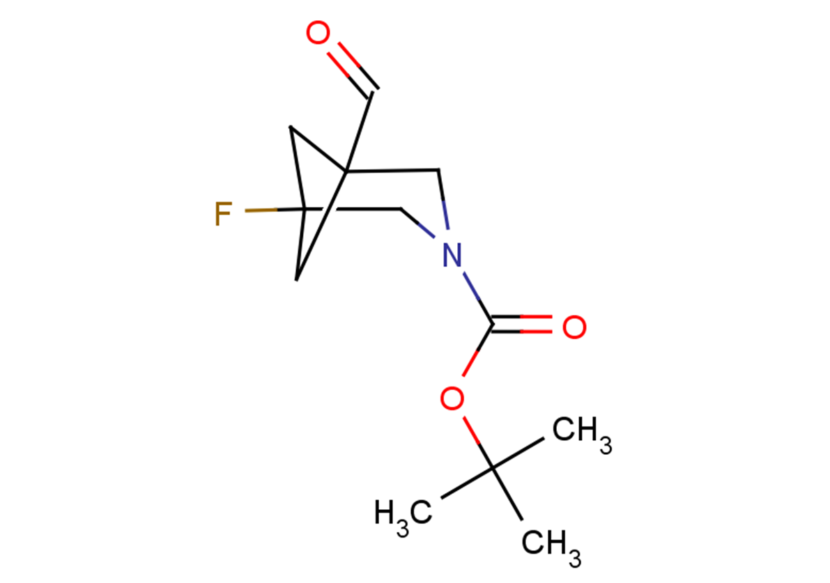 tert-butyl 1-fluoro-5-formyl-3-azabicyclo[3.1.1]heptane-3-carboxylate