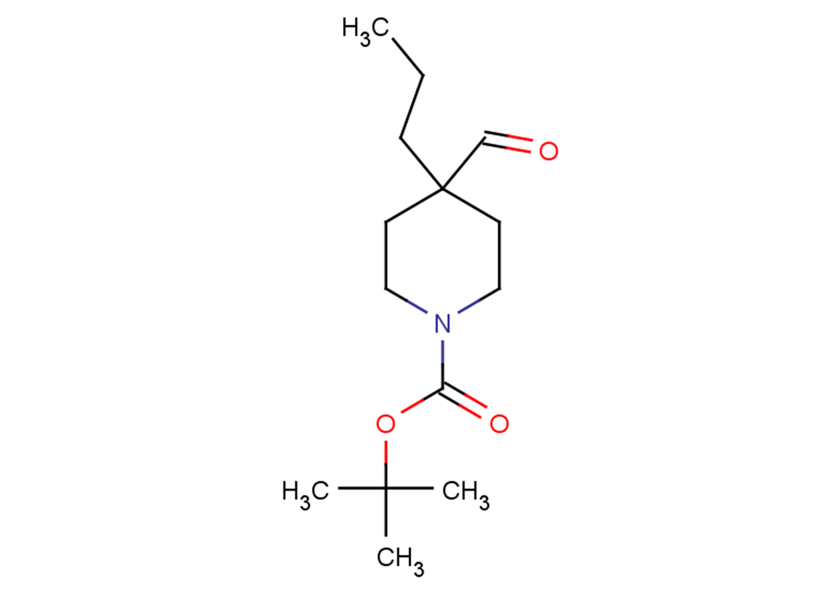 tert-butyl 4-formyl-4-propylpiperidine-1-carboxylate