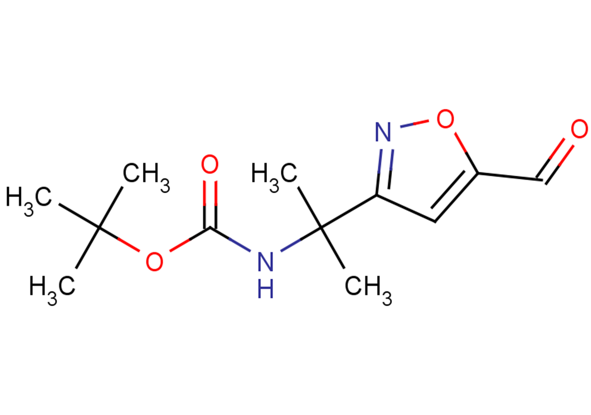 tert-butyl N-[2-(5-formyl-1,2-oxazol-3-yl)propan-2-yl]carbamate