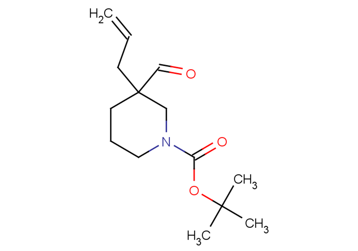 tert-butyl 3-formyl-3-(prop-2-en-1-yl)piperidine-1-carboxylate