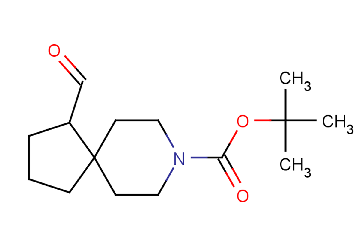 tert-butyl 1-formyl-8-azaspiro[4.5]decane-8-carboxylate