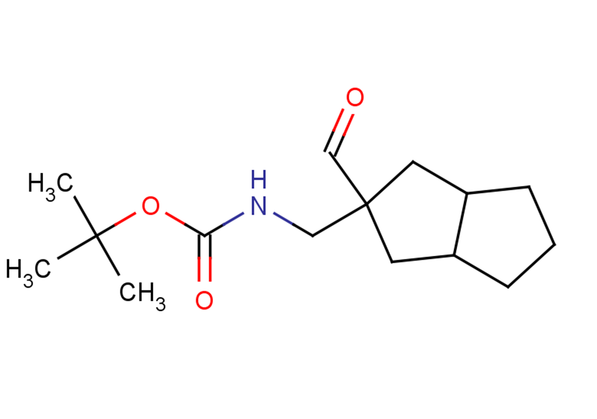 tert-butyl N-[(2-formyl-octahydropentalen-2-yl)methyl]carbamate