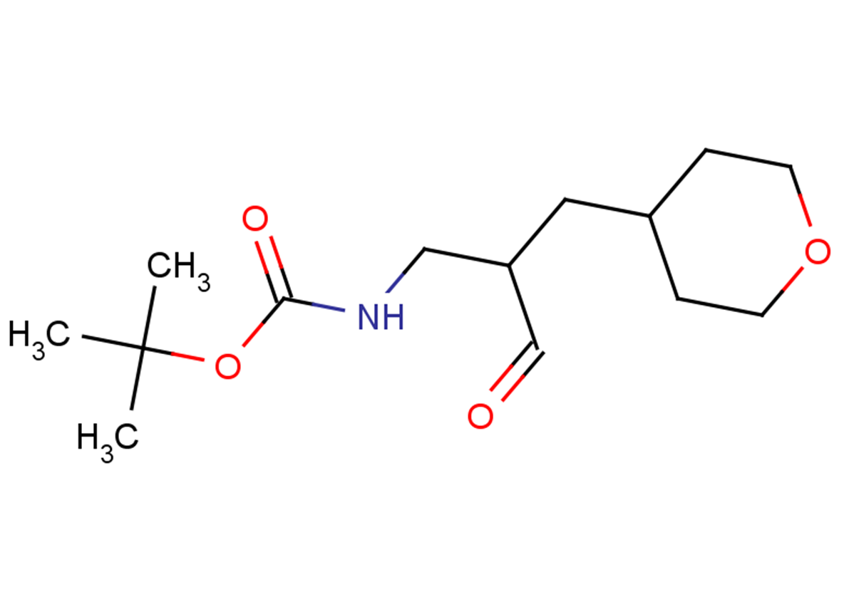 tert-butyl N-[2-(oxan-4-ylmethyl)-3-oxopropyl]carbamate