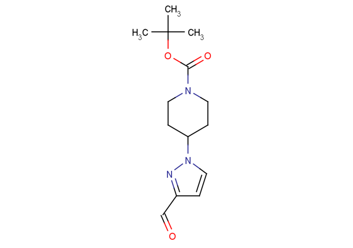 tert-butyl 4-(3-formyl-1H-pyrazol-1-yl)piperidine-1-carboxylate