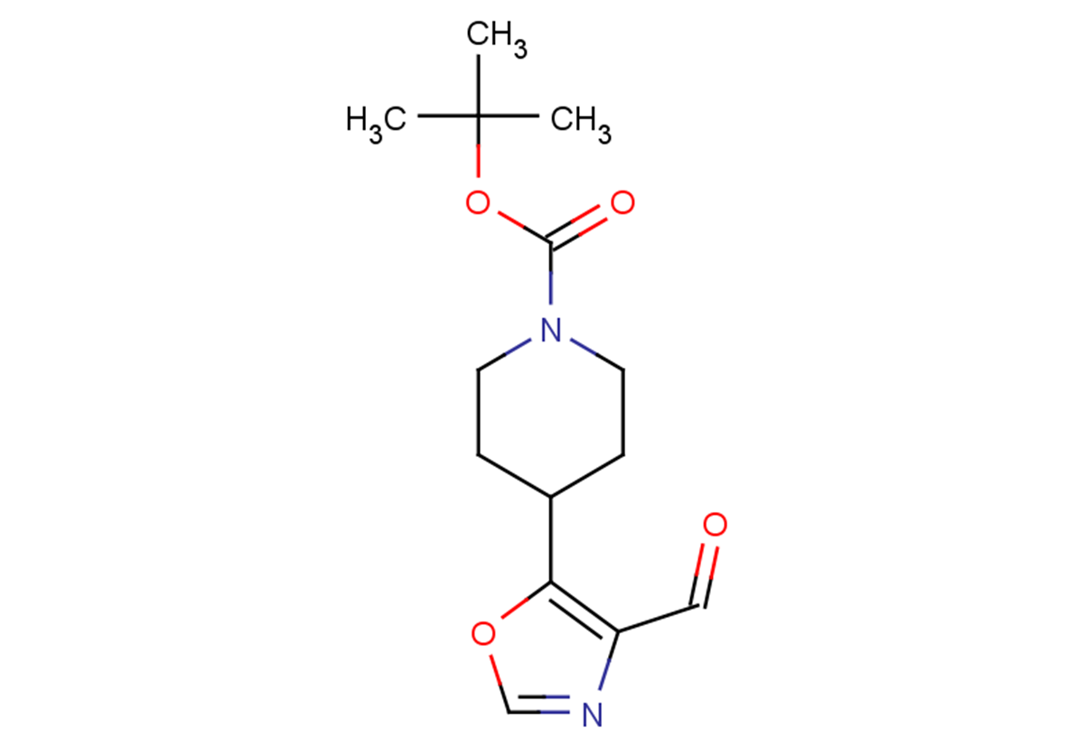 tert-butyl 4-(4-formyl-1,3-oxazol-5-yl)piperidine-1-carboxylate