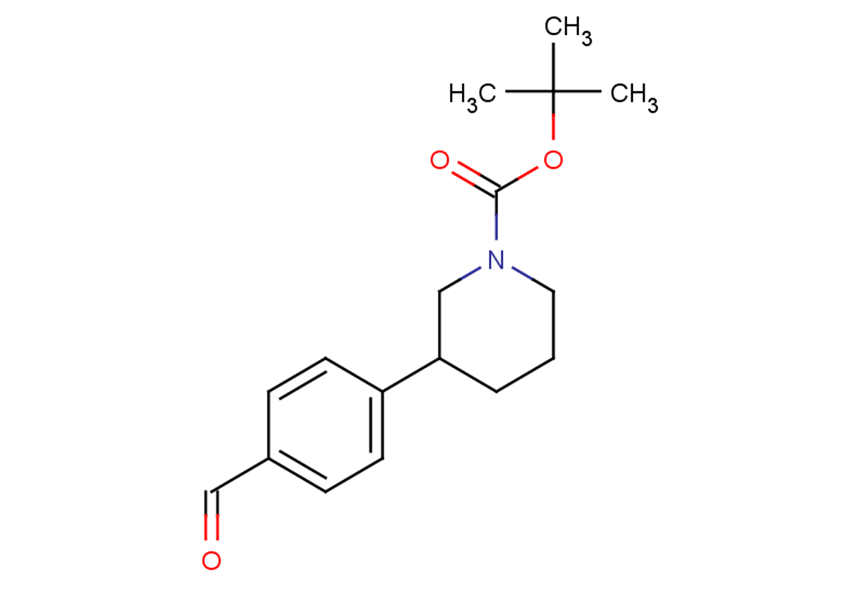 tert-butyl 3-(4-formylphenyl)piperidine-1-carboxylate