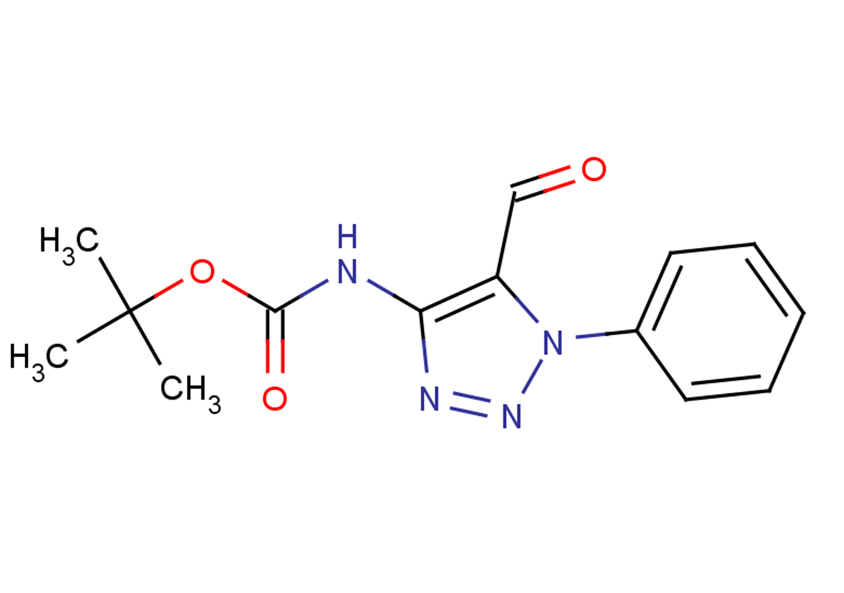 tert-butyl N-(5-formyl-1-phenyl-1H-1,2,3-triazol-4-yl)carbamate