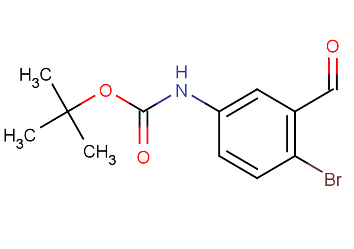 tert-butyl N-(4-bromo-3-formylphenyl)carbamate