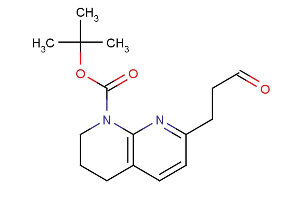 tert-butyl 7-(3-oxopropyl)-1,2,3,4-tetrahydro-1,8-naphthyridine-1-carboxylate