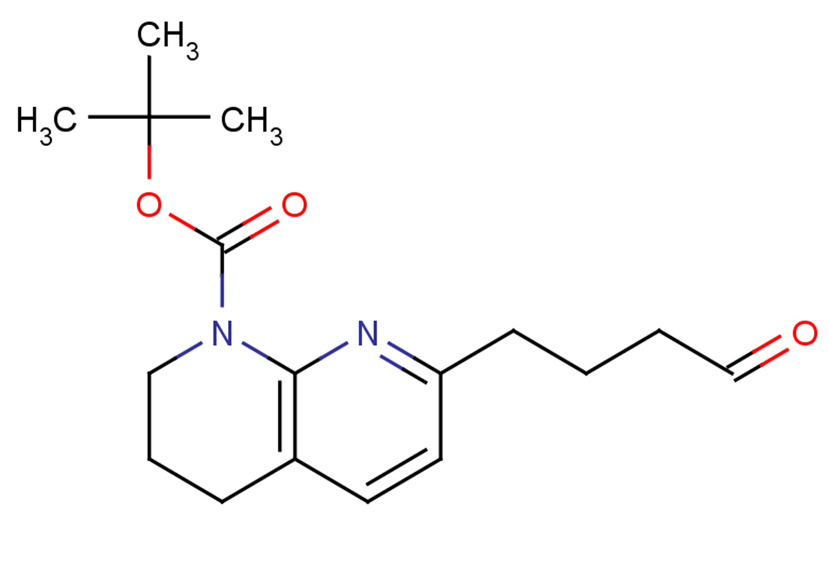 tert-butyl 7-(4-oxobutyl)-1,2,3,4-tetrahydro-1,8-naphthyridine-1-carboxylate