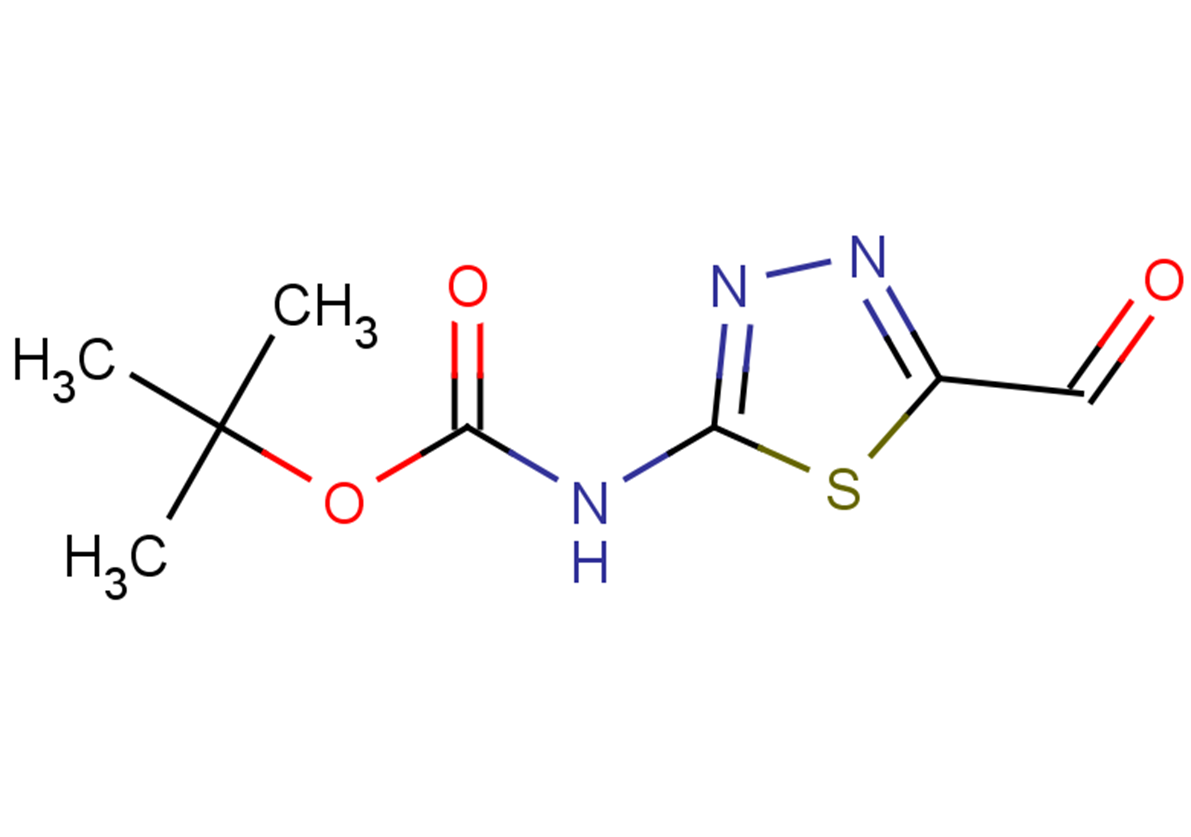 tert-butyl N-(5-formyl-1,3,4-thiadiazol-2-yl)carbamate