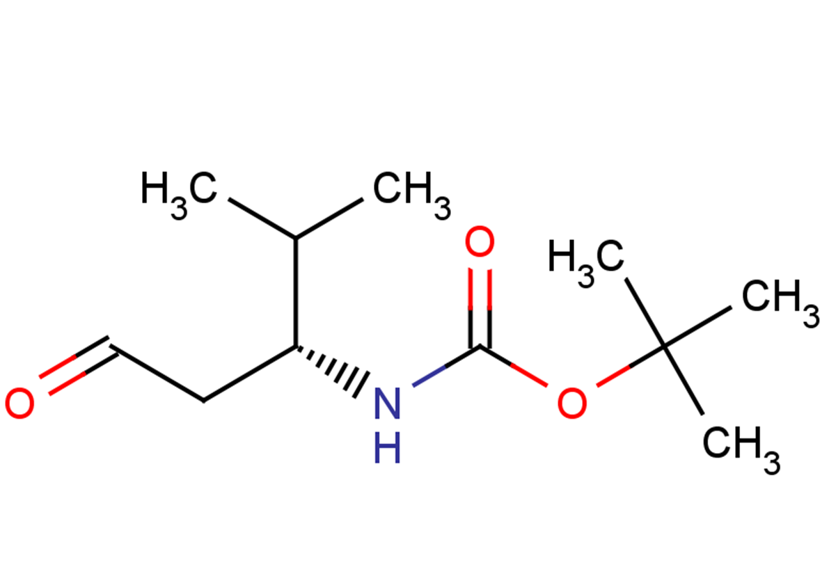 tert-butyl N-[(3R)-4-methyl-1-oxopentan-3-yl]carbamate