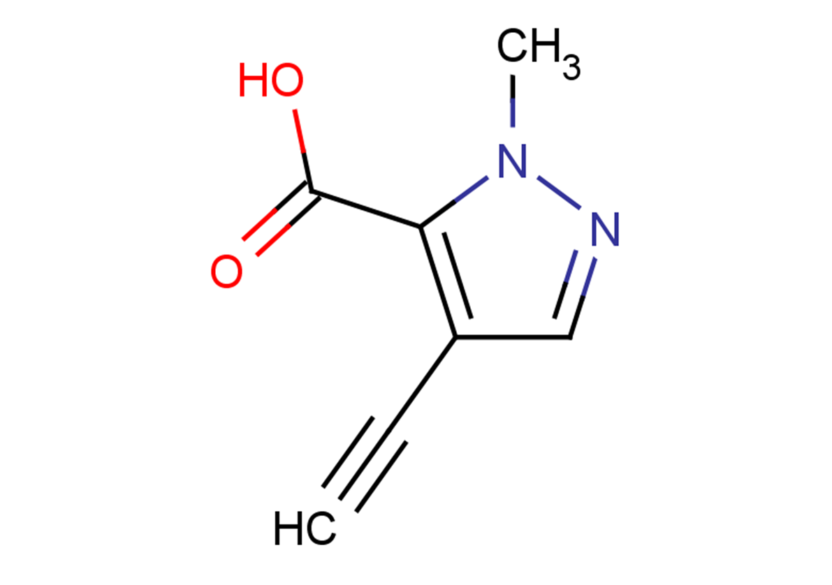 4-ethynyl-1-methyl-1H-pyrazole-5-carboxylic acid