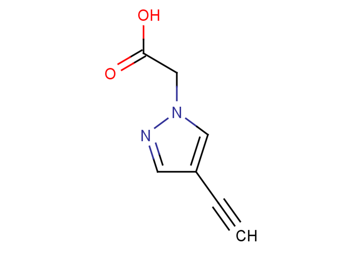 2-(4-ethynyl-1H-pyrazol-1-yl)acetic acid