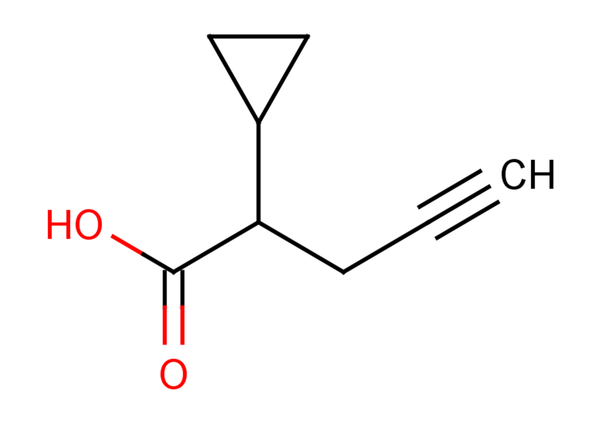 2-cyclopropylpent-4-ynoic acid