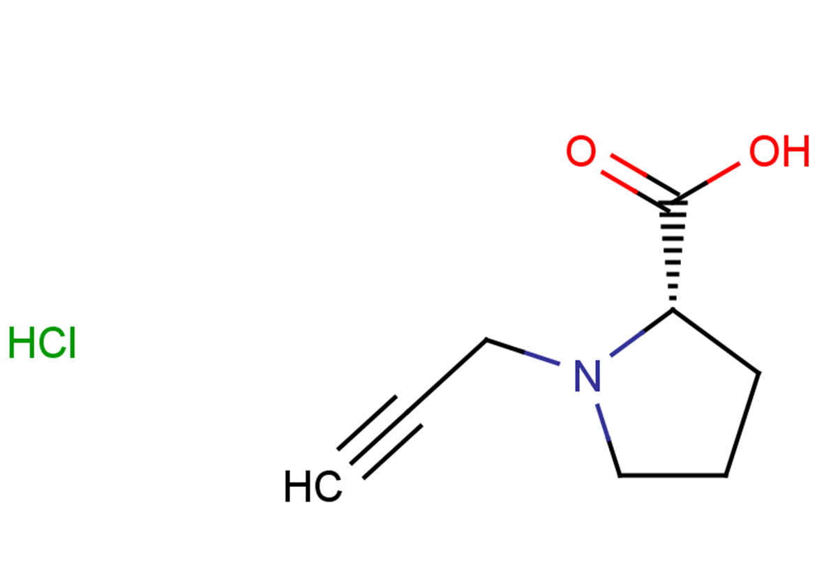 (2S)-1-(prop-2-yn-1-yl)pyrrolidine-2-carboxylic acid hydrochloride