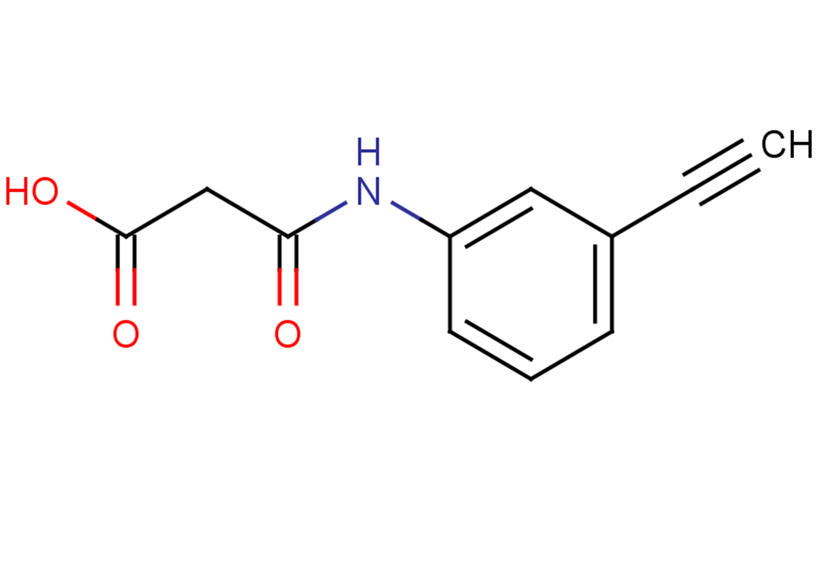 2-[(3-ethynylphenyl)carbamoyl]acetic acid