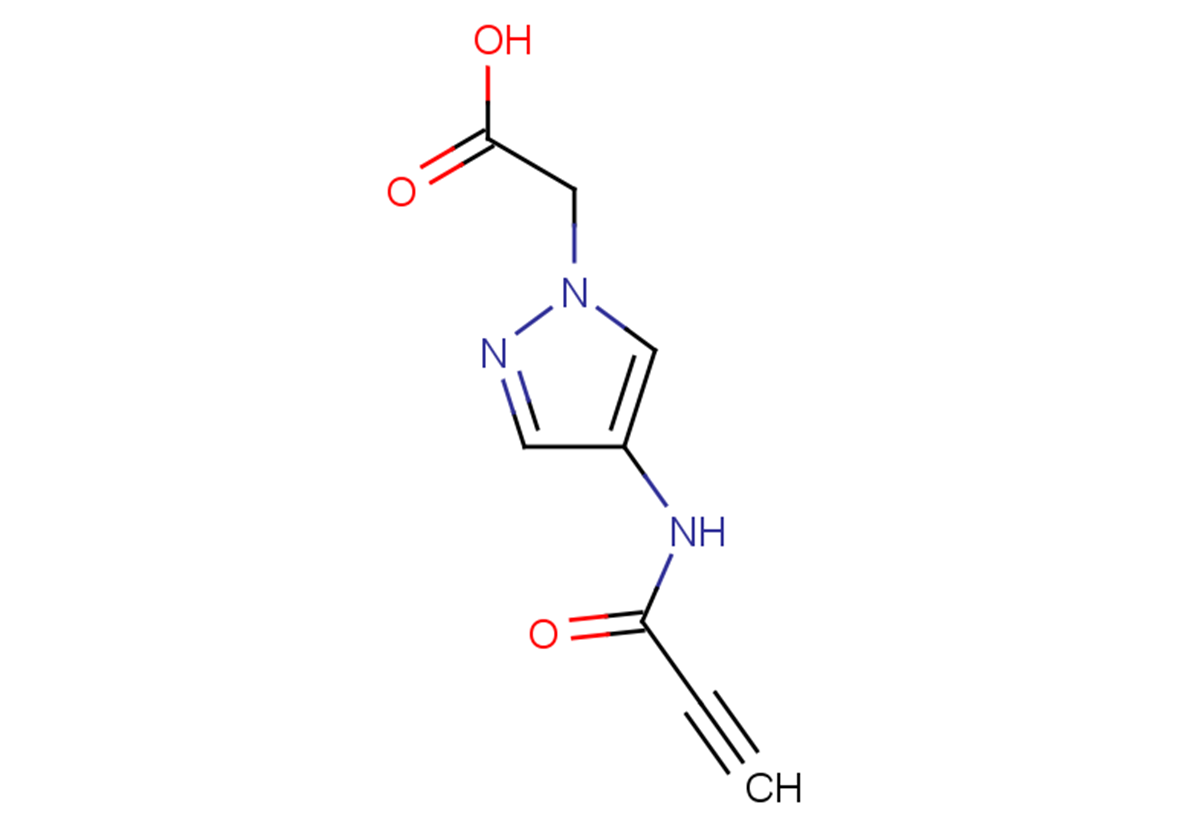 2-[4-(prop-2-ynamido)-1H-pyrazol-1-yl]acetic acid
