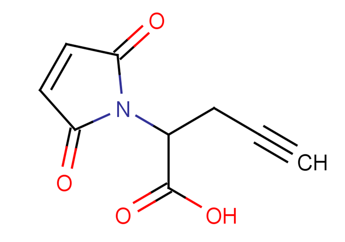 2-(2,5-dioxo-2,5-dihydro-1H-pyrrol-1-yl)pent-4-ynoic acid