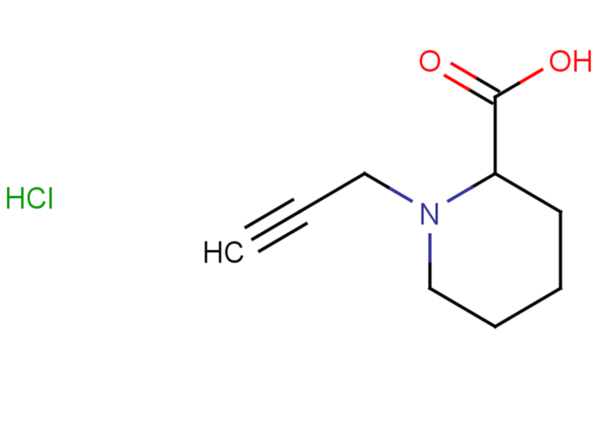 1-(prop-2-yn-1-yl)piperidine-2-carboxylic acid hydrochloride