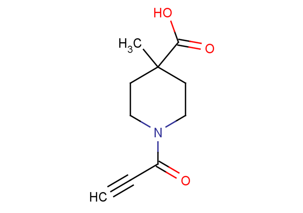 4-methyl-1-(prop-2-ynoyl)piperidine-4-carboxylic acid