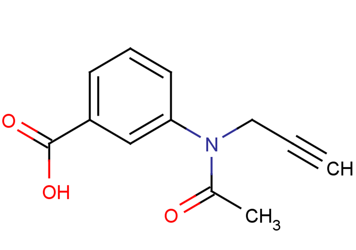 3-[N-(prop-2-yn-1-yl)acetamido]benzoic acid