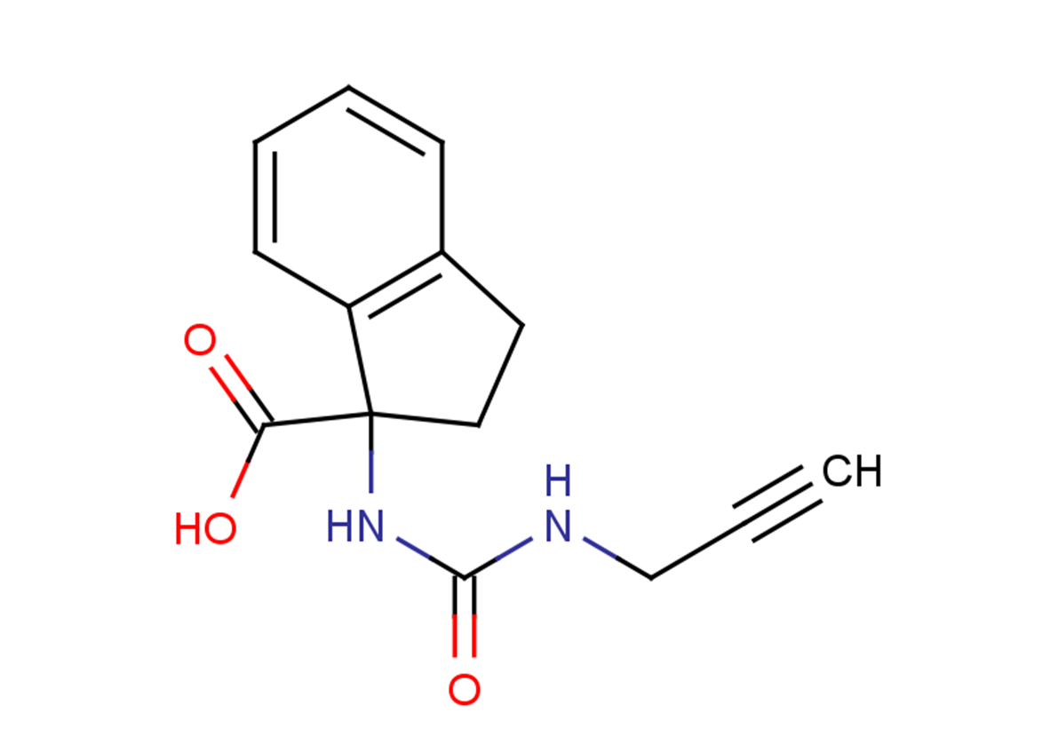 1-{[(prop-2-yn-1-yl)carbamoyl]amino}-2,3-dihydro-1H-indene-1-carboxylic acid