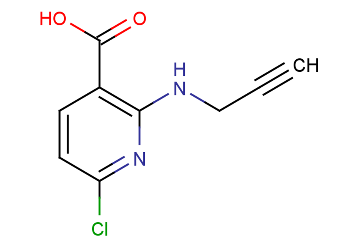 6-chloro-2-(prop-2-yn-1-ylamino)pyridine-3-carboxylic acid