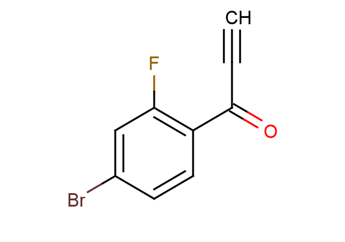 1-(4-bromo-2-fluorophenyl)prop-2-yn-1-one