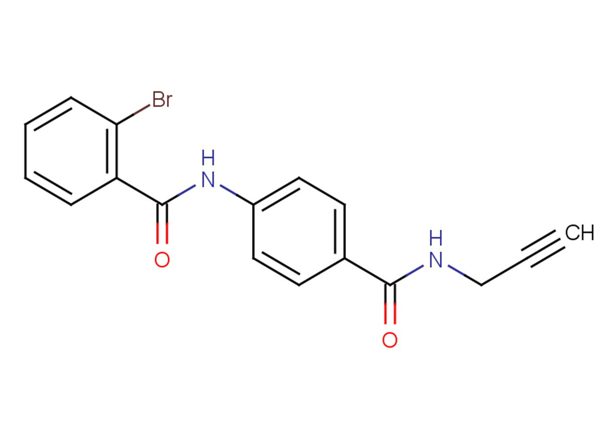 2-bromo-N-{4-[(prop-2-yn-1-yl)carbamoyl]phenyl}benzamide