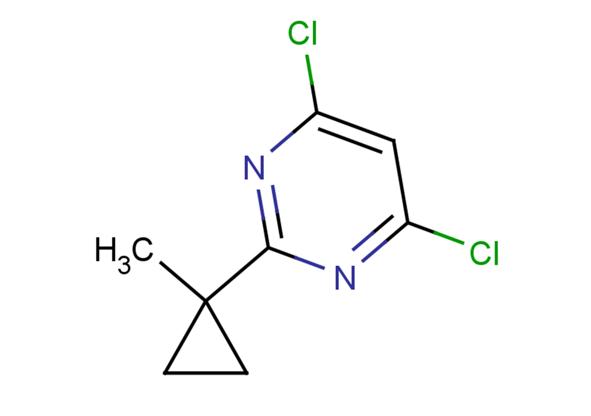 4,6-dichloro-2-(1-methylcyclopropyl)pyrimidine
