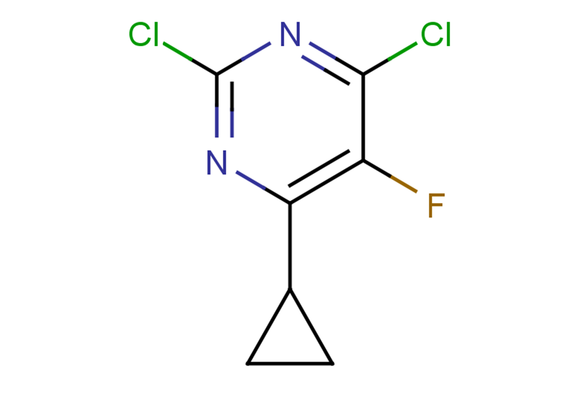 2,4-dichloro-6-cyclopropyl-5-fluoropyrimidine