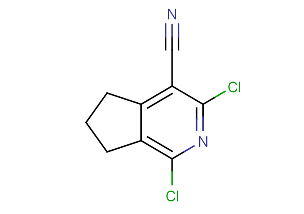1,3-dichloro-5H,6H,7H-cyclopenta[c]pyridine-4-carbonitrile