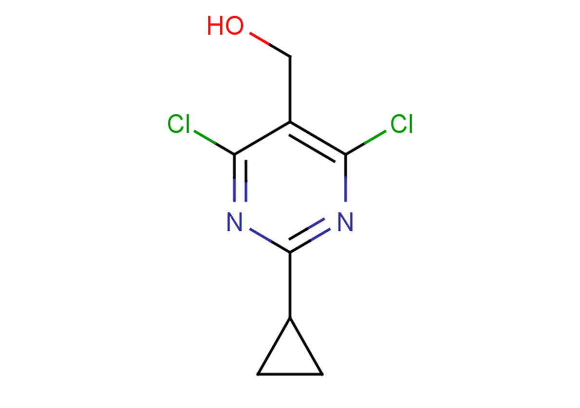 (4,6-dichloro-2-cyclopropylpyrimidin-5-yl)methanol