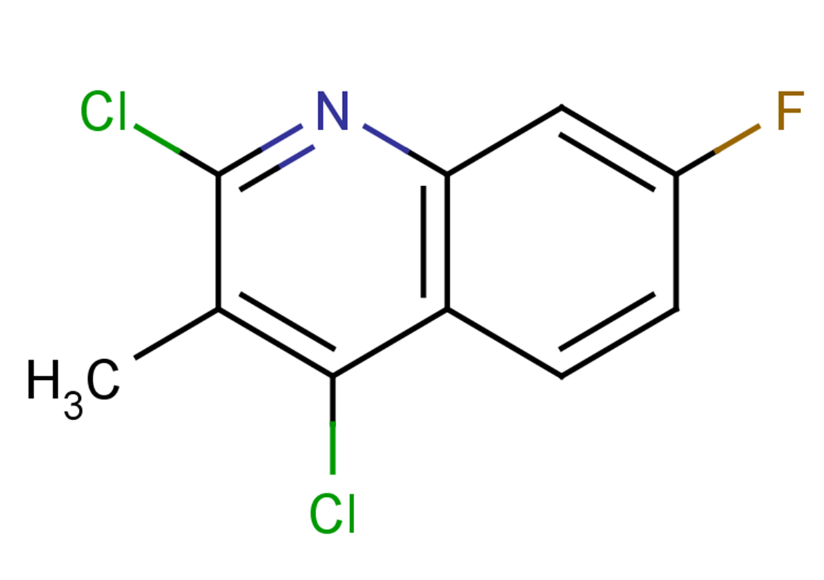 2,4-dichloro-7-fluoro-3-methylquinoline